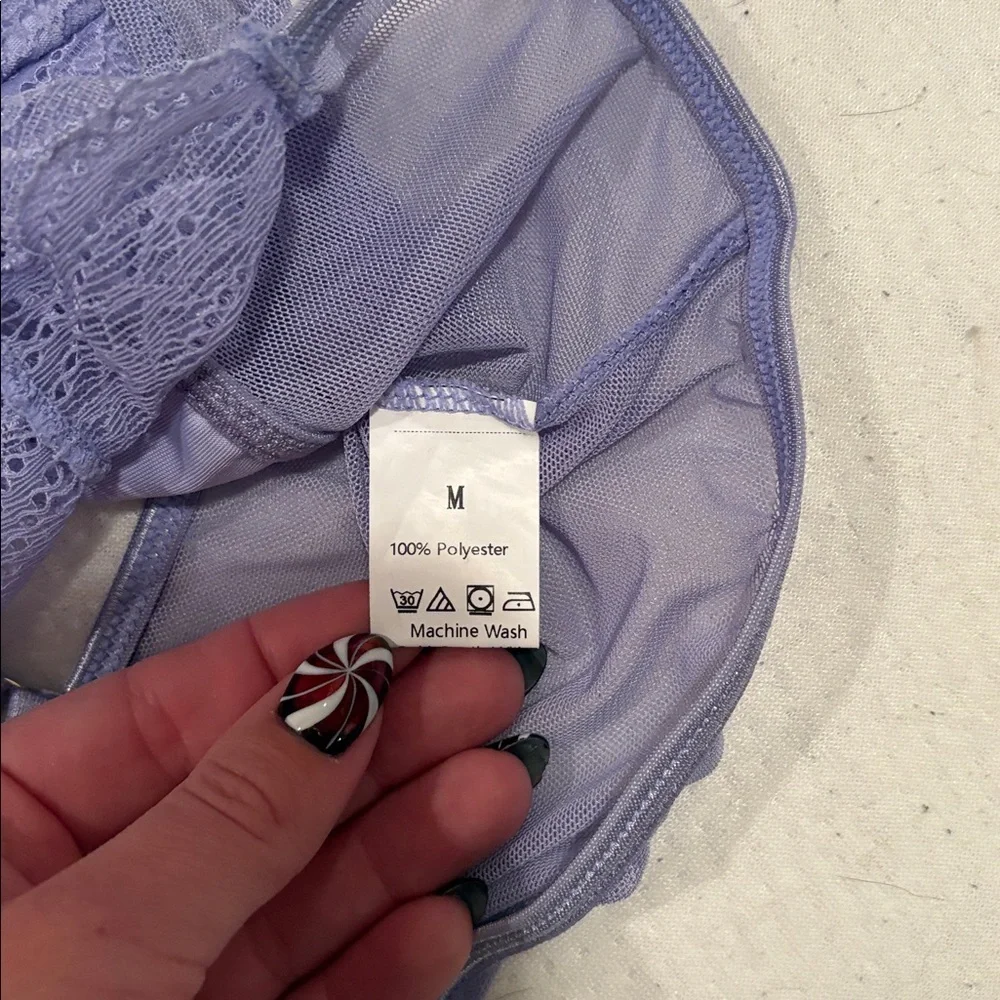 Women’s light purple bralette/top size M - Picture 2 of 5